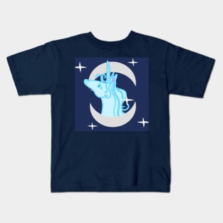 Unicorn and moon Kids T-Shirt